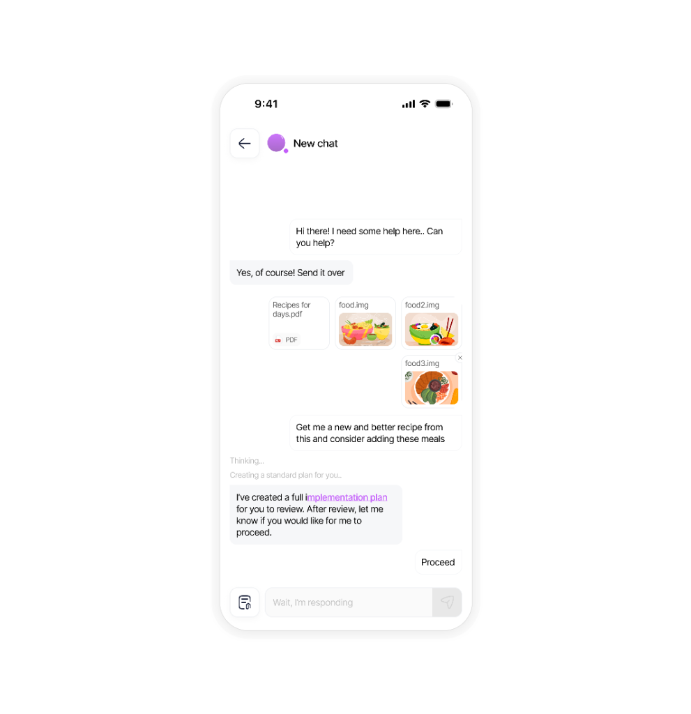 Dual Chat Interface