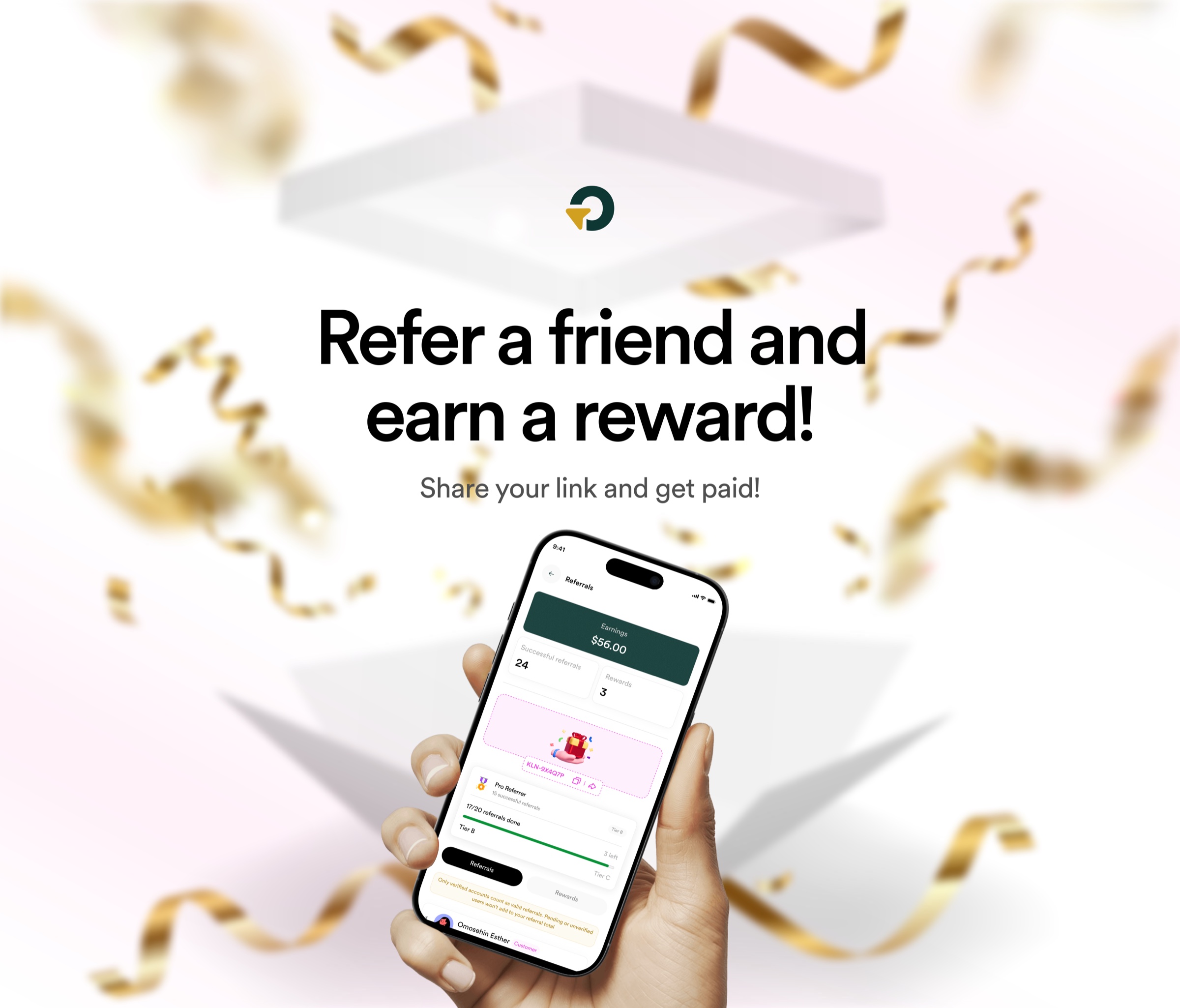 Klone referral campaign